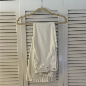 Blank NYC Women's White Boot Cut Jeans